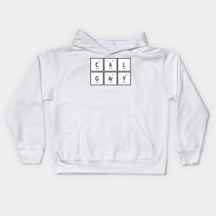 Calgary City Table of Elements Kids Hoodie